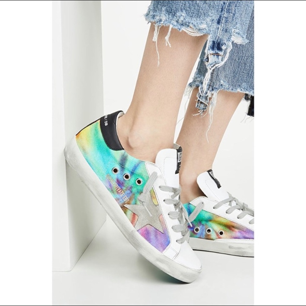 Golden Goose Tie Dye Size 38 w/box